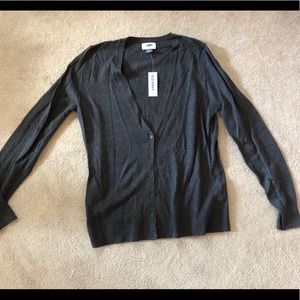 Old Navy women’s Small gray cardigan NWT